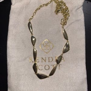 Kendra Scott necklace gold plated